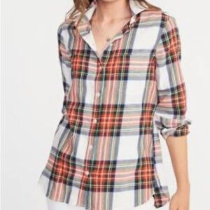 Old Navy Plaid Button-Down Shirt